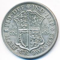 Nagy-Britannia 1930. 1/2C Ag "V. György" T:2-,3 Great Britain 1930. 1/2 Crown Ag "George V" C:aVF