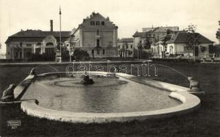 Szolnok, Városi gyógyfürdő és szálloda, park