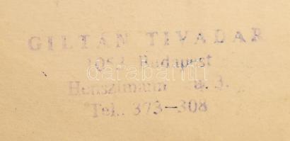 cca 1980 Giltán Tivadar: Útban a híd felé, a Felszabadulás téri aluljárót mára már megszüntették, íg...