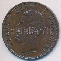 Románia 1900. 2b Cu "I. Károly" T:2-
Romania 1900. 2 Bani Cu "Carol I" C:VF