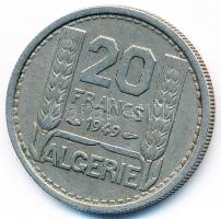 Algéria 1949. 20Fr T:2- Algeria 1949. 20 Francs C:VF