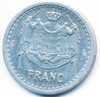 Monaco 1945. 1Fr Al T:2 Monaco 1945. 1 Francs Al C:XF