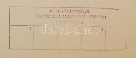 cca 1975 Moldova György író dedikál az Ünnepi könyvhéten, kartonra ragasztott fénykép, 39x28 cm