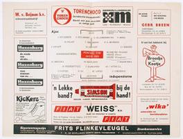 1972 Inter cím kupa Ajax- Independiente műsorfüzet