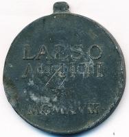 1918. "Laeso Militi" - Sebesültek Érme cink kitüntetés mellszalag nélkül. Szign.: R. Placht T:3 Hungary 1918. "Laeso Militi" - Carolus Combat Wound medal zinc, without ribbon. Sign.:R. Placht C:F