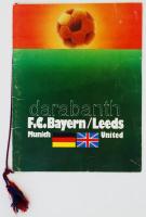 1975 BL Bayern - Leeds műsorfüzet, sok képpel.