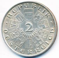 Ausztria 1931. 2Sch Ag "Mozart" T:2   Austria 1931. 2 Schilling Ag "Mozart" C:XF