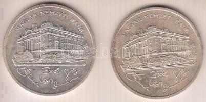 1992. 200Ft Ag "MNB" (2x) T:2
Adamo F13