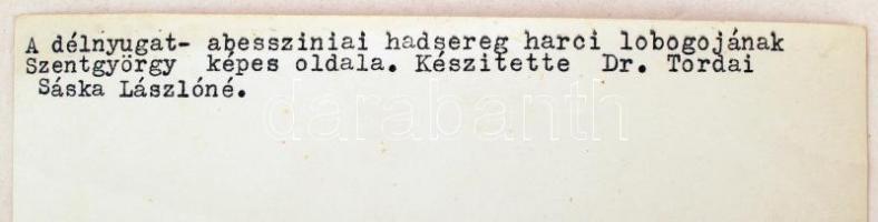 cca 1935 Fotó, dr. Tordai Sáska László Abesszinában, a Margaretta tó Bilati oldali partján feliratta...