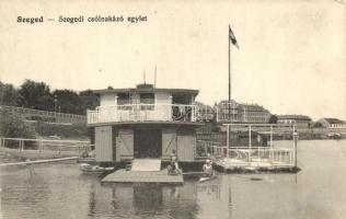 Szeged, Csónakázó egylet; Grünwald Herman kiadása