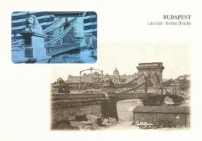3 db MODERN használatlan hologramos magyar városképes lap; Budapest / 3 modern unused holographic Hungarian town-view postcards; Budapest