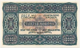 1923. 10.000K "80 FILLÉR - NYOLCVAN FILLÉR" felülbélyegzéssel, nyomdahely jelölés nélkül T...