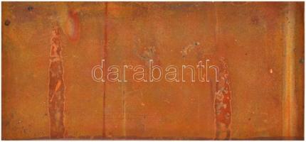 1943. 1000P "Szálasi-kiadás" kiadatlan bankjegy nyomólemez gyártásához készített vésett po...