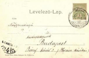 Budakeszi, Máriamakk trinitárius templom romjai; kiadja Stern Jakab