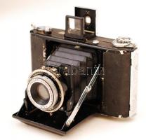 Zeiss Ikon Nettar 515/16 régi fényképezőgép bőr tokban / Photo camera in leather case