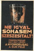 Hungarian anti-alcohol propaganda s: Nádai