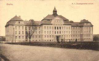 Bielsko, Bielitz; K.k. Staatsgewerbe schule / school (EK)