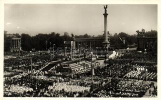 1939 Budapest XIV. Hősök tere, XXVIII. Nemzetközi Eucharisztikus Kongresszus