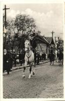 1938 Komárom, bevonulás, Horthy Miklós / entry of the Hungarian troops, Horthy 'vissza' So. Stpl (EK)