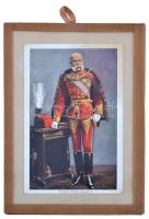 Franz Joseph in hanging glass frame