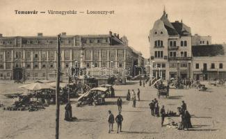 Temesvár, Vármegyeház, Losonczy út / Losonczy street, county hall