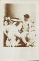 Pornographic photo postcard