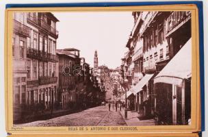 cca 1900 Porto 12 fotót tartalmazó leporelló / cca 1900 Porto booklet with 12 photos 17x12 cm