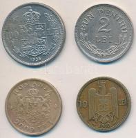 Románia 1924-1946. 2l-2000L (4xklf) T:vegyes Romania 1924-1946. 2 Lei - 2000 Lei (4xdiff) C:mixed