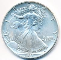 Amerikai Egyesült Államok 1991. 1$ Ag "Amerikai Sas" T:1-
USA 1991. 1 Dollar Ag "Amer...