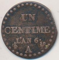 Franciaország 1797-1798A 1c Br T:2- France 1797-1798A 1 Centime Br C:VF