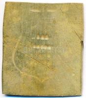 1957. "Bethlen Gábor Közgazdasági Technikum - Debrecen" Br lemez (35x31mm) T:2