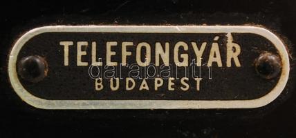 Retró telefon, jelzett, 18×23 cm