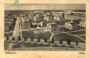 Dunaújváros, Dunapentele, Sztálinváros; - 4 db városképes lap, vegyes minőségű, a Képzőművészeti Ala...