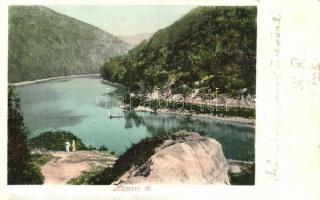 11 db RÉGI magyar városképes lap; Lillafüred, Miskolc, Hámori tó / 11 old Hungarian town-view postca...