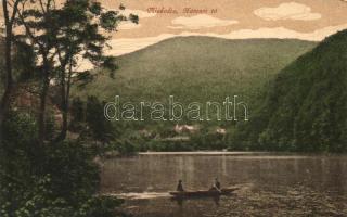 11 db RÉGI magyar városképes lap; Lillafüred, Miskolc, Hámori tó / 11 old Hungarian town-view postca...