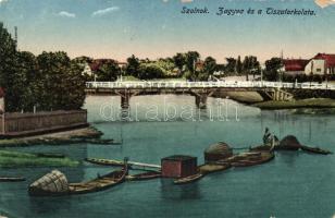 Szolnok - 12 db régi képeslap / 12 old postcards