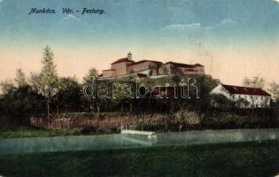 3 db RÉGI kárpátaljai városképes lap; Munkács, Visk / 3 old Transcarpathian town-view postcards; Mun...