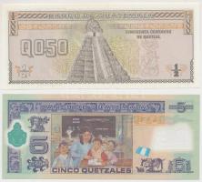 Guatemala 1992. 50c + 2010. 5Q T:I
Guatemala 1992. 50 Centavos + 2010. 5 Quetzal C:UNC