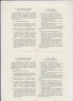 1971. "Vadászati világkiállítás" sorsjegy reklámja + Bácsalmás 1981. "Takarékszövetke...