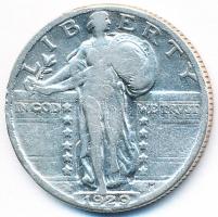 Amerikai Egyesült Államok 1929. 1/4$ Ag "Standing Liberty" T:2-,3
USA 1929. 1/4 Dollar Ag ...