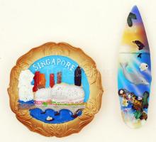 Singapore hűtőmágnes 2db