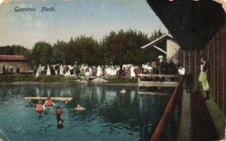 4 db RÉGI magyar és felvidéki városképes lap; Gyopáros, Szolnok, Tátra / 4 old Hungarian and Upper H...