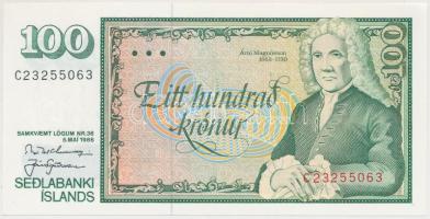 Izland 1986. 100K T:I Iceland 1986. 100 Korun C:UNC