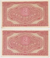 1920. 2K "2ab", "*" (2x) egymás utáni sorszámmal T:I- foltos