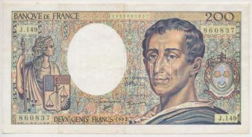 Franciaország 1992. 200Fr T:III France 1992. 200 Francs C:F