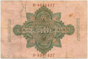 Német Birodalom 1910. 50M T:III
German Empire 1910. 50 Mark C:F
Krause 41