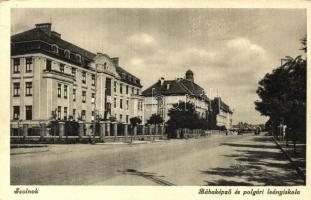 Szolnok - 20 db régi képeslap (pár 50-es, 60-as évekbeli fekete-fehér lappal)