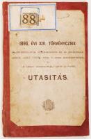 1896. évi törvénycikk az ásványolajvám felemeléséről és az ásványolajadóról, és annak végrehajtásáról szóló utasítás, 33p