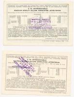 Budapest 1930-1931. "XXV. Osztálysorsjáték" játékterve és reklámja + 1938. "Fél-sorsj...