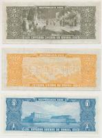 Brazília 1954-1958. 1C + 1956-1958. 2C + 1953-1959. 5C T:I,III
Brasil 1954-1958. 1 Cruzeiro + 1956-1...